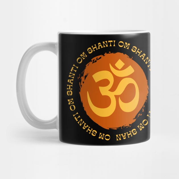 Om Shanti Shanti Shanti by BhaktiCloudsApparel